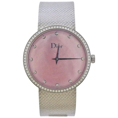 la d de dior satine watch|Dior La D de Dior Satine CD043115M002 Steel Diamonds .